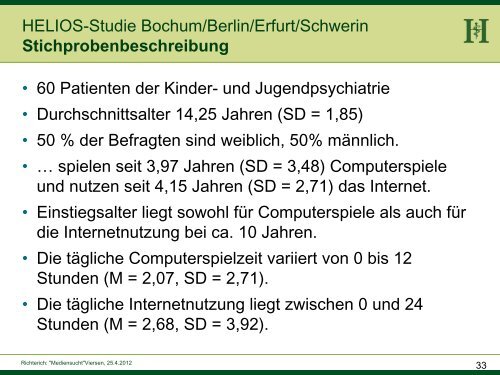 Die neue HELIOS- Patientenbefragung - LVR-Klinik Viersen