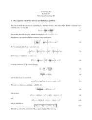 Newtonian cosmology III - Center for Gravitation and Cosmology