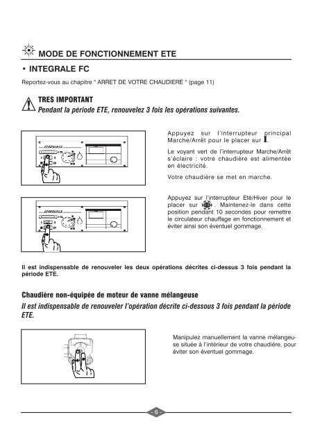 Notice utilisation - Geminox