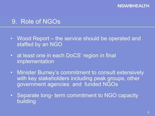 Regional Intake and Regional Intake and Referral Services - NCOSS