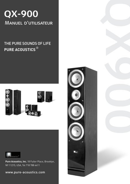 QX-900 - Pure Acoustics, Inc.