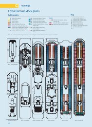 Costa Fortuna deck plans