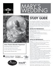 Mary's Wedding Play Guide - Actors Theatre of Louisville