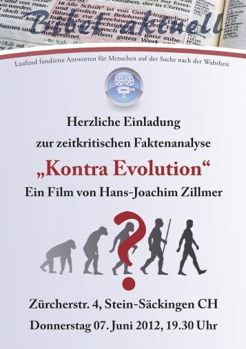 Kontra Evolution - Hans-Joachim Zillmer