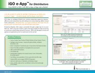 iGO eApp Flyer for Distributors Flyer - Transamerica