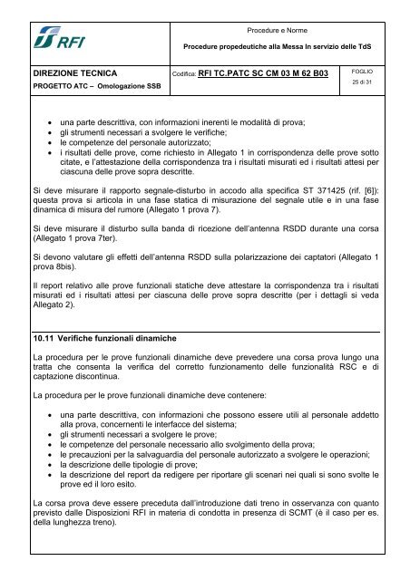 Sotto Sistema di Bordo Sistema Controllo Marcia Treno - Trenitalia