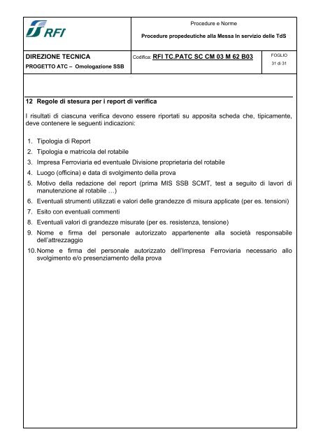 Sotto Sistema di Bordo Sistema Controllo Marcia Treno - Trenitalia