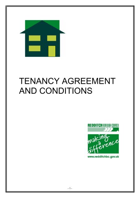 Tenancy conditions - Redditch Borough Council