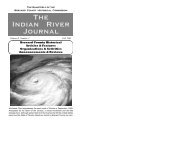 Indian River Journal 2003 Fall - Brevard County