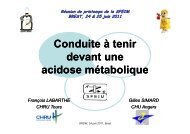 Conduite Ã  tenir devant une acidose mÃ©tabolique (PDF) - SFEIM