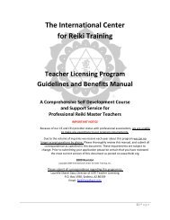 Download - The International Center for Reiki Training