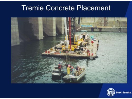 Underwater Concrete Technologies in Marine Construction Projects