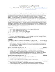 Curriculum Vitae - Boston University Physics Department.