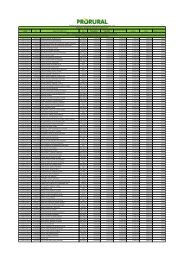 2013 PRORURAL - PEDIDOS DE PAGAMENTO APROVADOS N.Âº