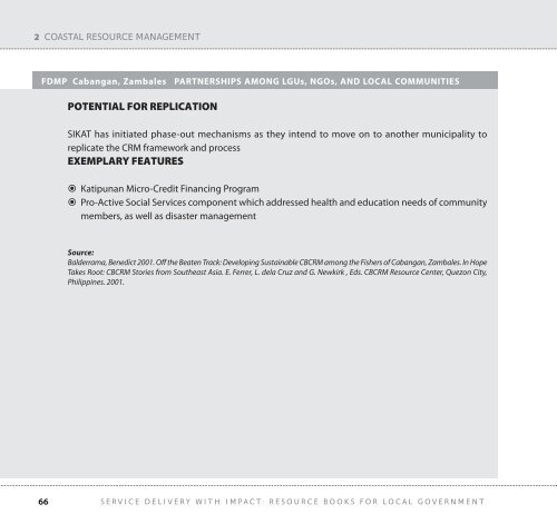 Coastal Resource Management - LGRC DILG 10