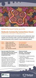 Redlands Community Connections Forum