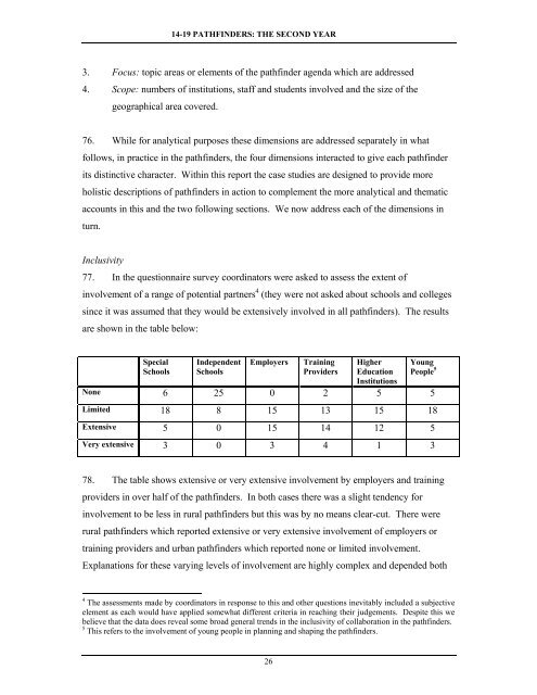 Collaborative Approaches to 14-19 Provision - Communities and ...