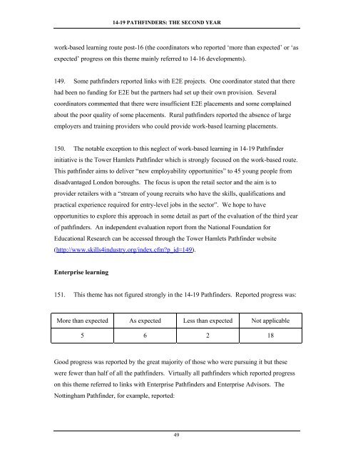 Collaborative Approaches to 14-19 Provision - Communities and ...