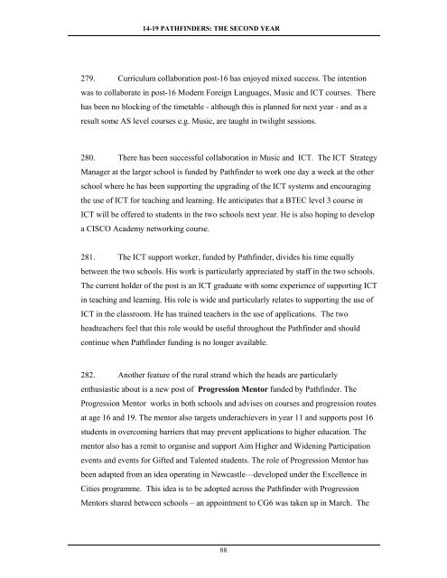 Collaborative Approaches to 14-19 Provision - Communities and ...