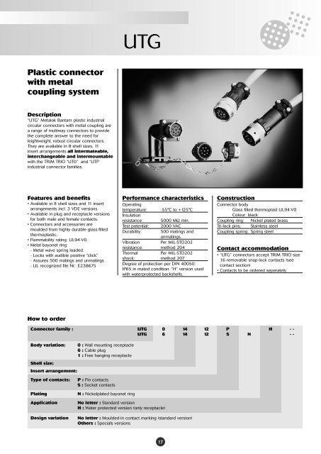 UTG Series - Souriau