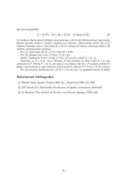 Il Teorema degli zeri di Hilbert e la geometria algebrica