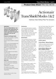 Trans/Shield Modes1&2 - Stainless Steel Sliding Plate ... - Actionair