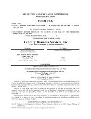 Century Business Services, Inc. - CBIZ