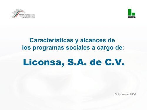 Liconsa, S.A. de C.V.