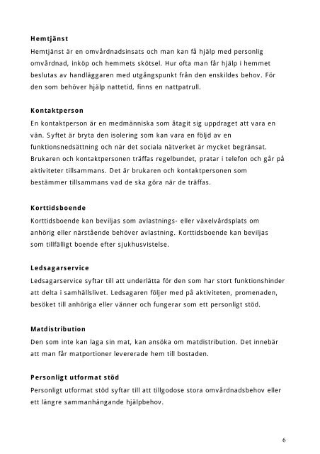Insatser enligt Socialtjänstlagen SoL - Södertälje kommun