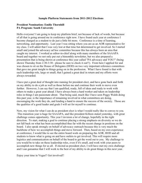 Sample Platform Statements From 2011 2012 Elections President sample-platform-statements-from-2011-2012-elections-president