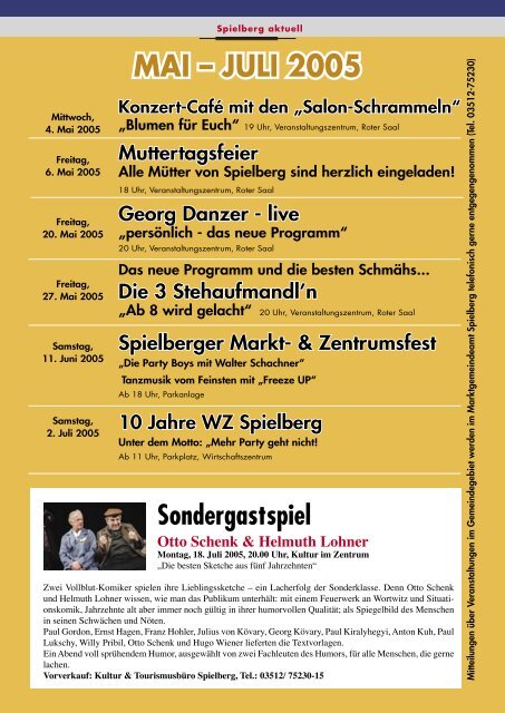 Ausgabe April 2005.indd - Gemeinde Spielberg