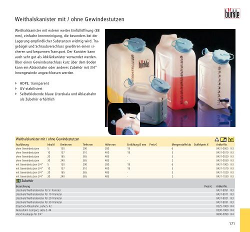 12 Innovative Produkte fÃ¼r Labor, Industrie und ... - BÃ¼rkle GmbH