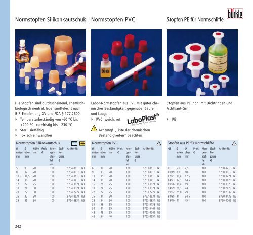 12 Innovative Produkte fÃ¼r Labor, Industrie und ... - BÃ¼rkle GmbH