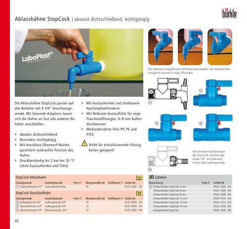 12 Innovative Produkte fÃ¼r Labor, Industrie und ... - BÃ¼rkle GmbH