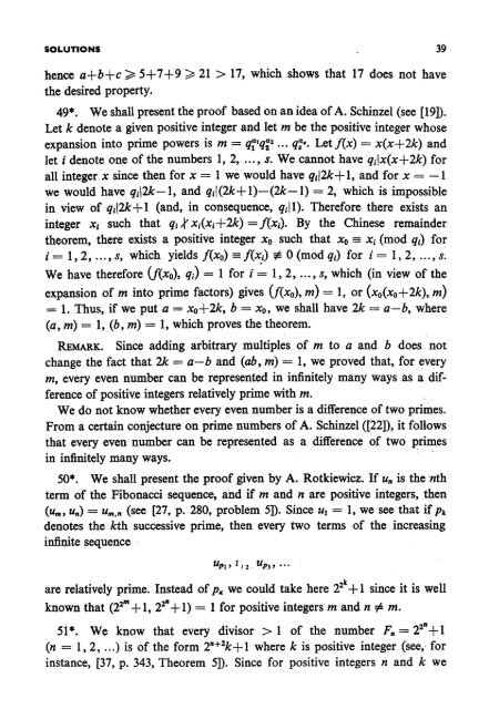 250 Problems in Elementary Number Theory - Sierpinski (1970)