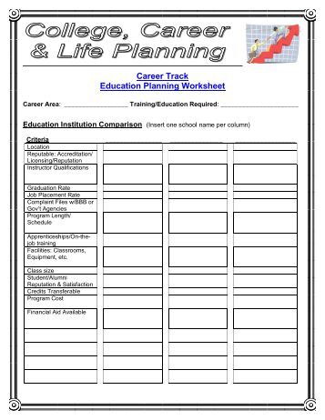 college education plan template