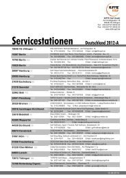 Servicestellen Deutschland - Kiffe Golf GmbH