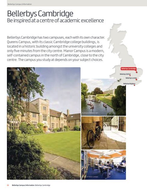 Bellerbys College Prospectus 2013 - Study Group