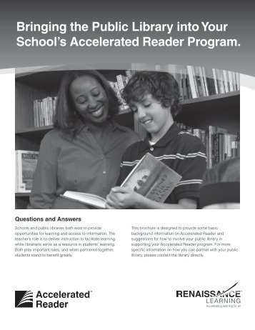 Bringing the Public Library into Your School's Accelerated Reader ...