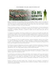 19 DE FEBRERO, “DÍA DEL EJERCITO MEXICANO” Desde el ...