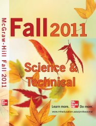 Fall2011 McGraw-Hill Fall 2 0 11 - McGraw-Hill Books