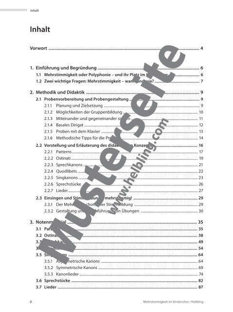 Mehrstimmigkeit im Kinderchor - Helbling Verlag