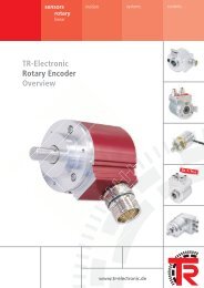 sensors rotary - TR-Electronic GmbH