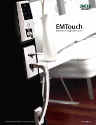 Electronic Keypad Locksets - Emtek