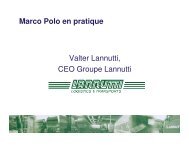 Marco Polo en pratique Valter Lannutti, CEO Groupe Lannutti