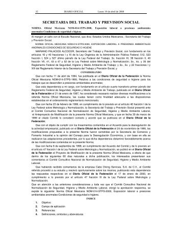 NOM-014-STPS-2000 - Normas Oficiales Mexicanas de Seguridad y ...