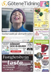 Vecka 16 - GÃ¶tene Tidning