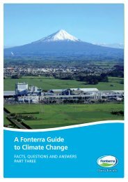 A Fonterra Guide to Climate Change