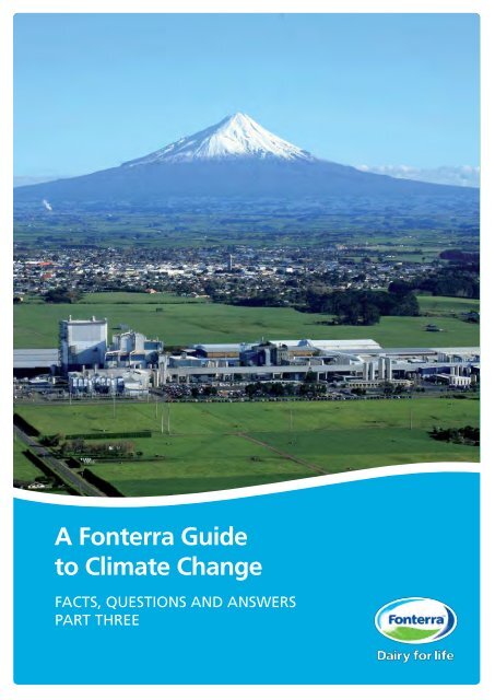 A Fonterra Guide to Climate Change
