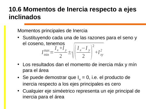 Momentos de inercia